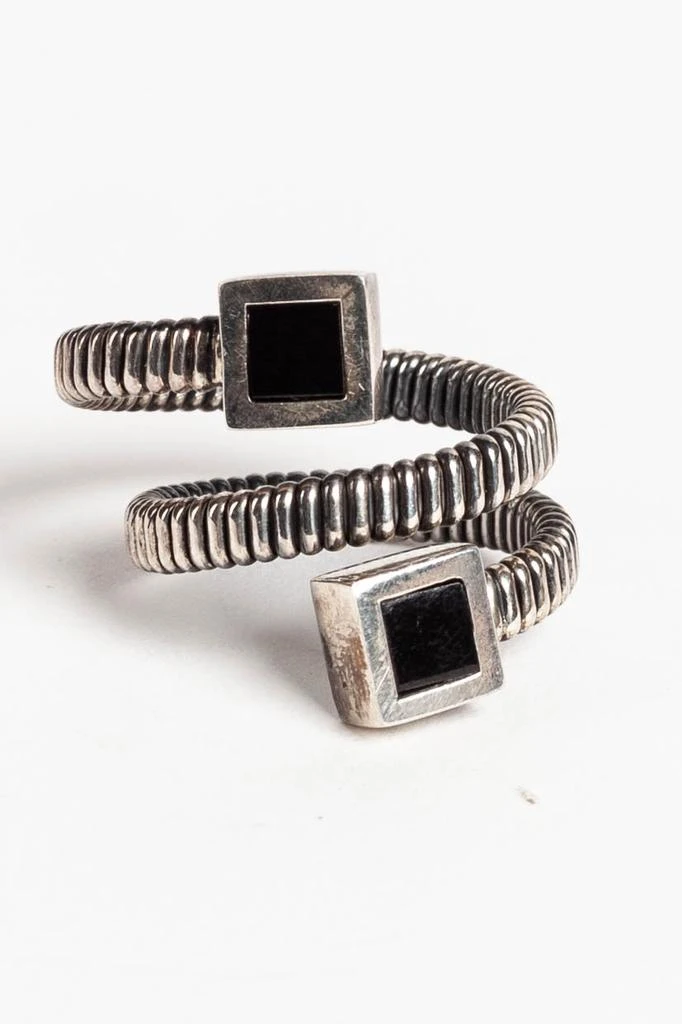 商品guidi|GUIDI Tubular Ring With Onyx,价格¥4907,第1张图片