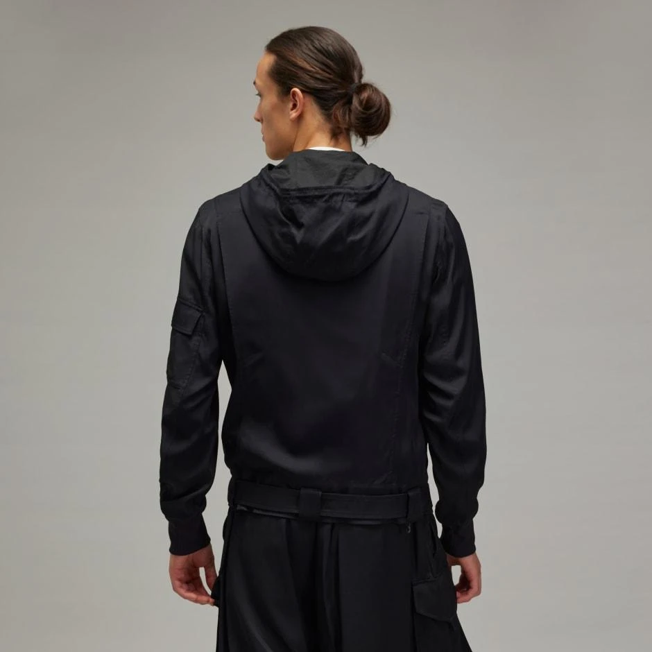 商品Adidas|Y-3 Rayon Twill Hooded Top,价格¥4141,第3张图片详细描述