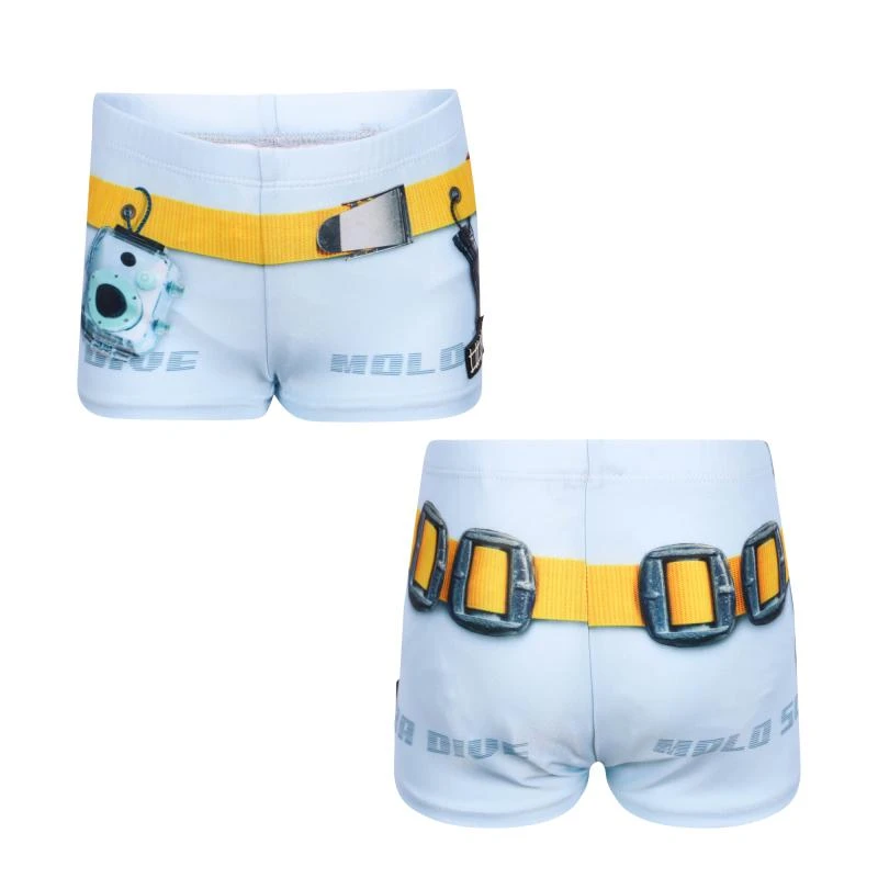 商品MOLO|Baby scuba swimming trunks in light blue,价格¥319,第1张图片