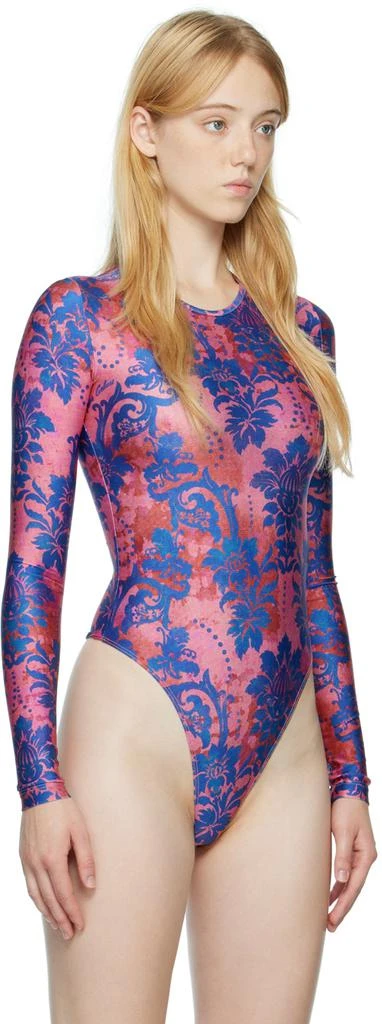 商品Versace|Pink Tapestry Bodysuit,价格¥328,第4张图片详细描述