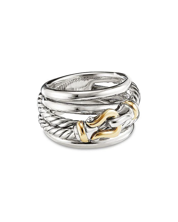 商品David Yurman|Buckle Ring with 18K Yellow Gold,价格¥4105,第1张图片