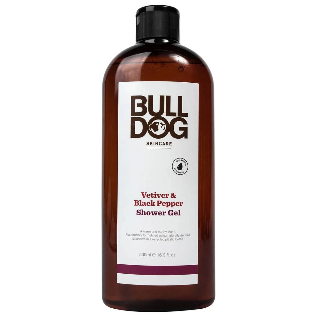 商品Bulldog Skincare for Men|Bulldog Black Pepper & Vetiver Shower Gel 500ml,价格¥43,第1张图片