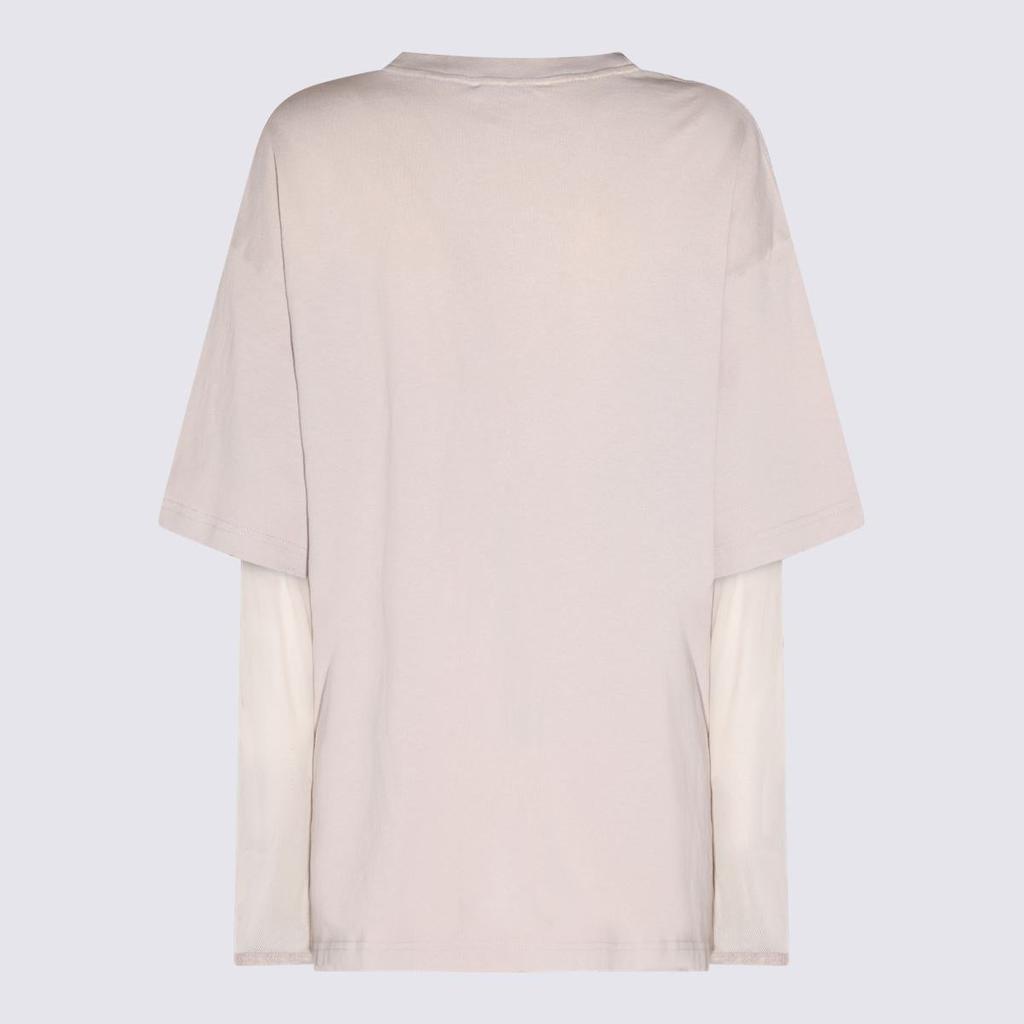 Acne Studios T-shirts and Polos Beige商品第3张图片规格展示