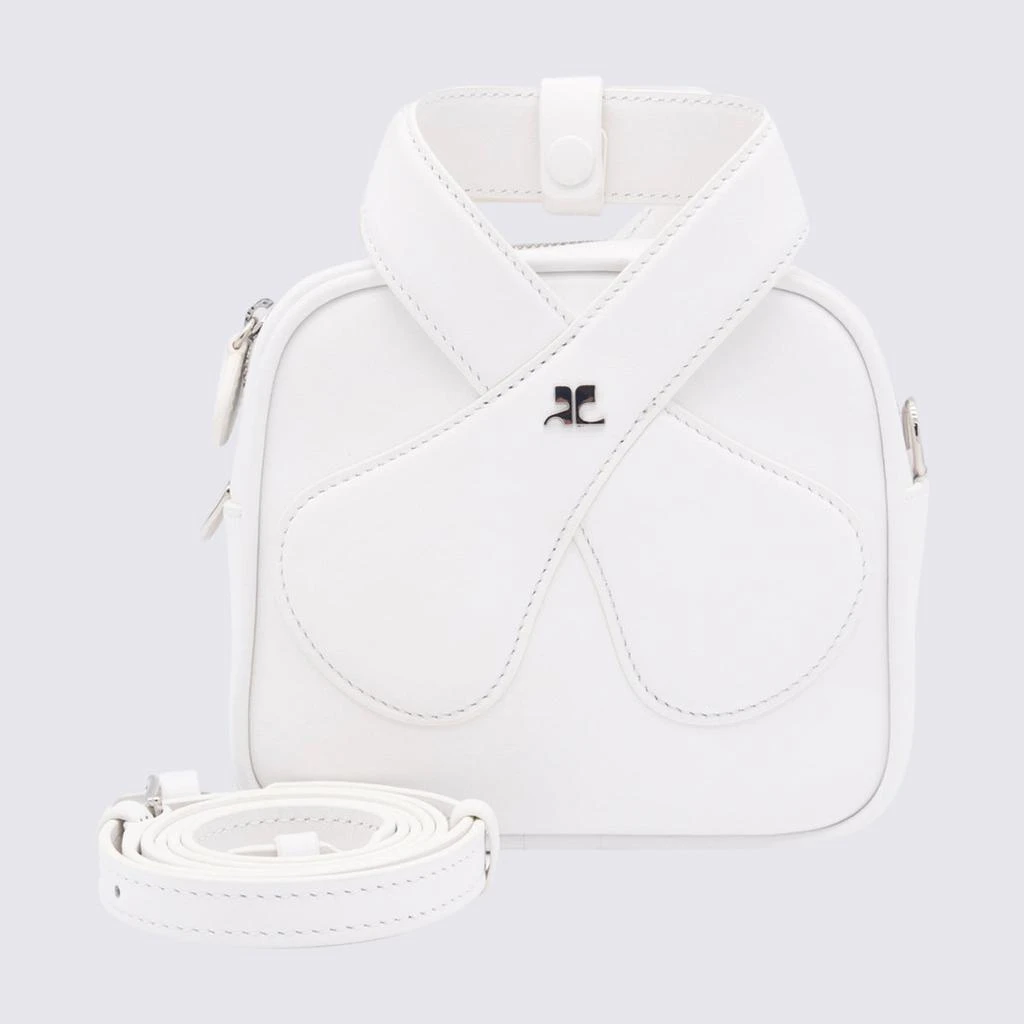 商品Courrèges|COURREGES WHITE LEATHER CROSSBODY BAG,价格¥3609,第1张图片