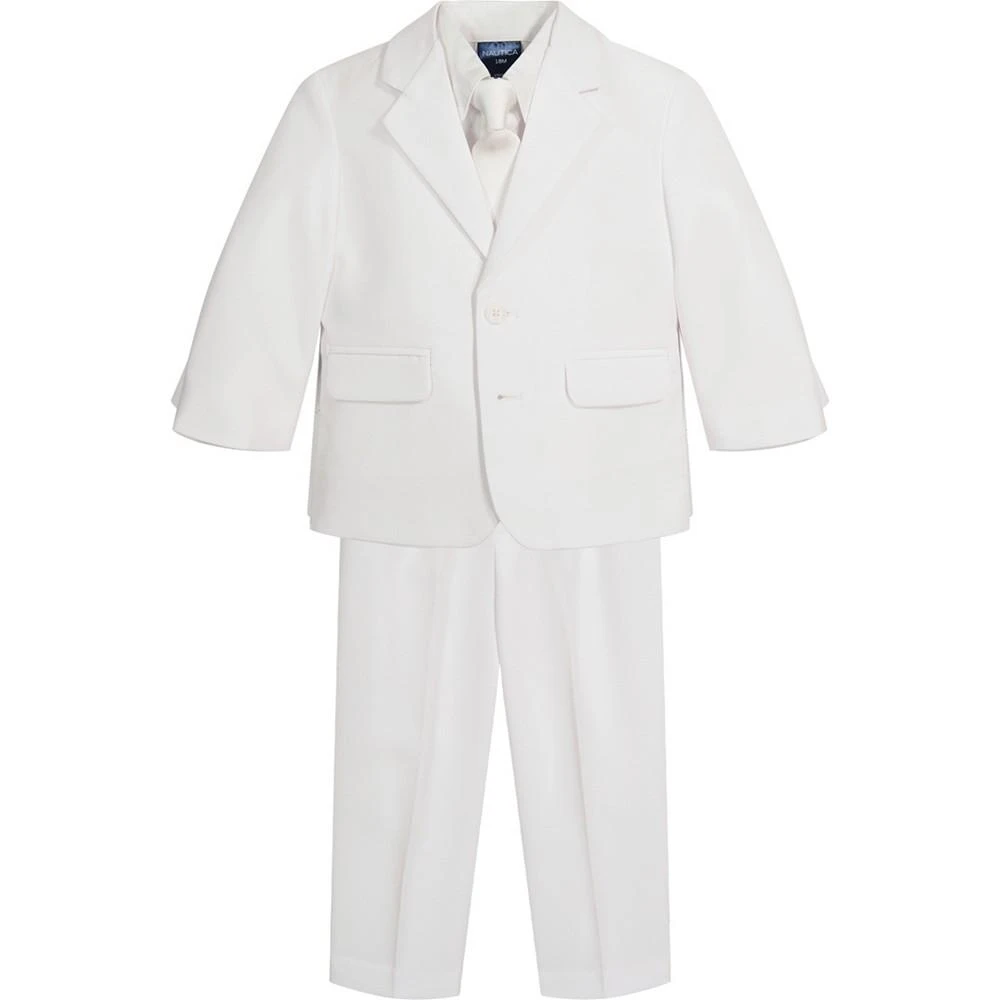 商品Nautica|Baby Boys Special Occasion 4 Piece White Suit,价格¥691,第1张图片