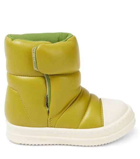 商品Rick Owens|Puffer leather boots,价格¥3476,第3张图片详细描述