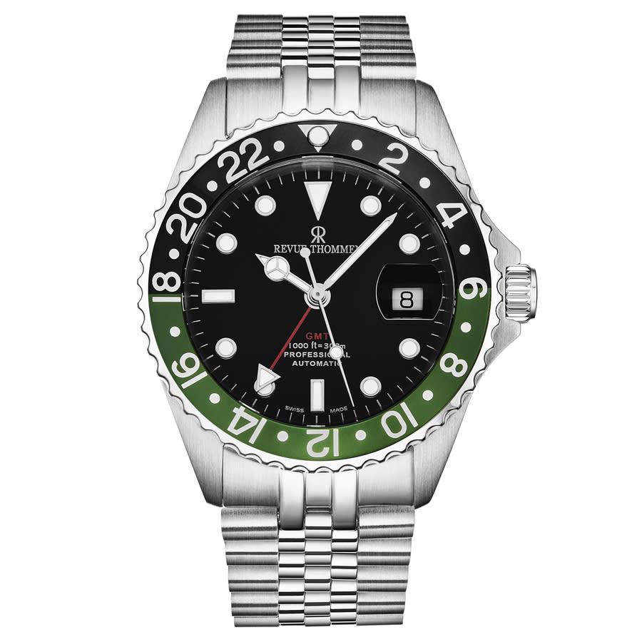 Revue Thommen Diver GMT Automatic Black Dial Mens Watch 17572.2238商品第1张图片规格展示