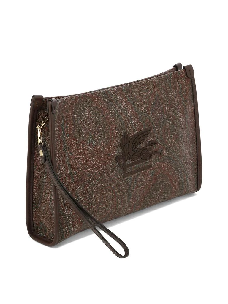 商品ETRO|Etro Essential Clutches Bordeaux,价格¥2630,第2张图片详细描述