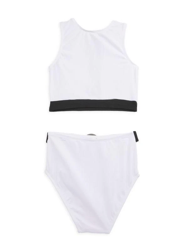 商品Nessi Byrd|Little Girl's & Girl's Posy Stretch Fabric Bikini,价格¥394,第2张图片详细描述