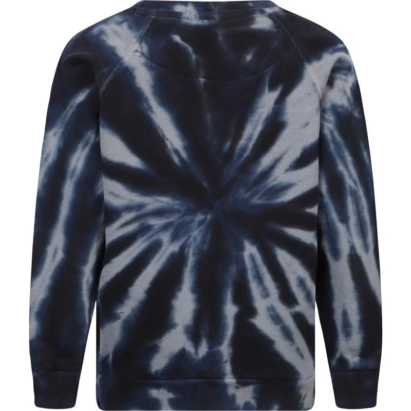 商品Munster|Tie dye star logo sweatshirt in blue,价格¥378,第2张图片详细描述