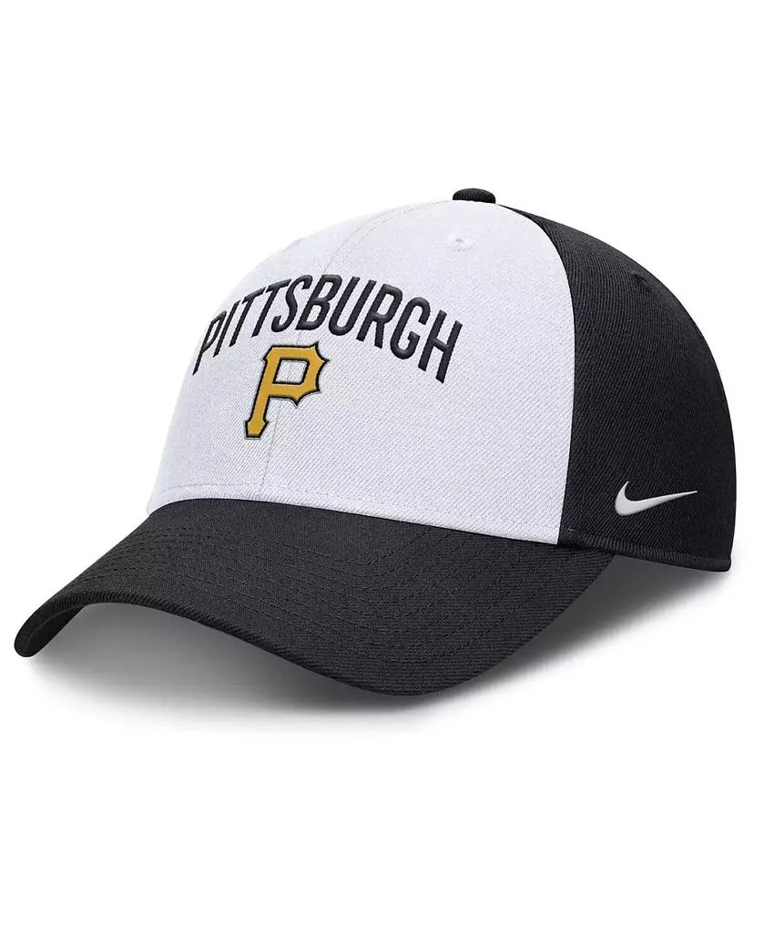 商品NIKE|Men's White/Black Pittsburgh Pirates Club Performance Adjustable Hat,价格¥237,第1张图片