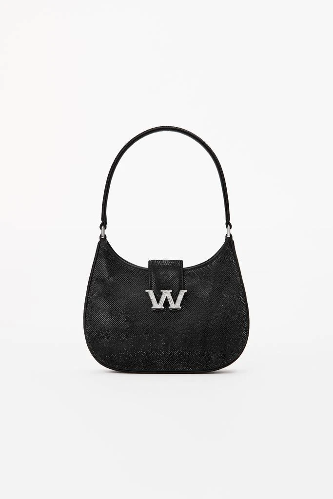 商品Alexander Wang|W LEGACY SMALL HOBO IN CRYSTAL SATIN,价格¥6308,第1张图片