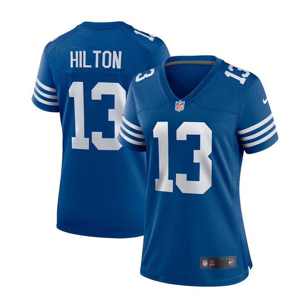Women's T.Y. Hilton Royal Indianapolis Colts Alternate Game Jersey商品第1张图片规格展示