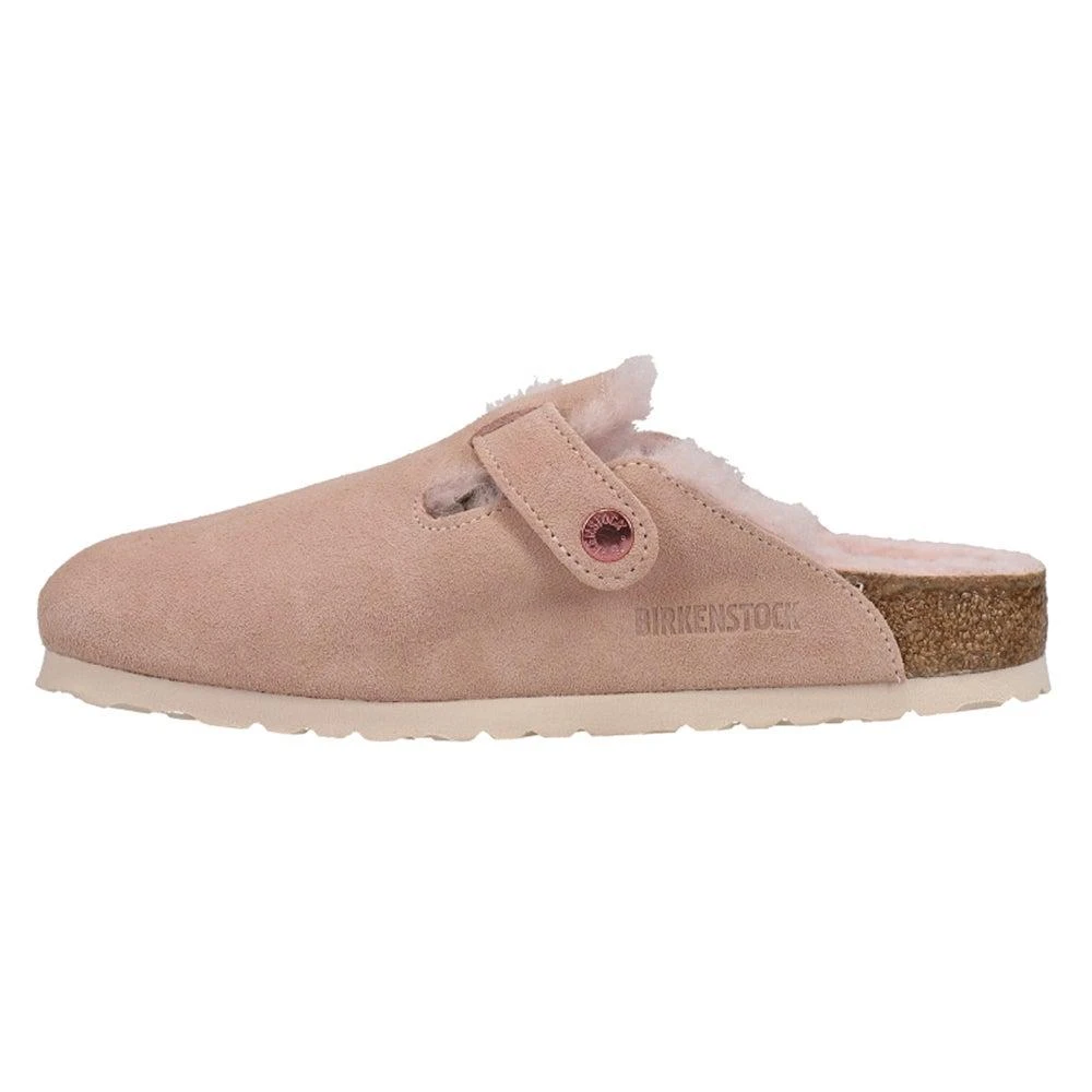 商品Birkenstock|Boston Shearling Suede Leather Clogs Narrow,价格¥1058,第3张图片详细描述