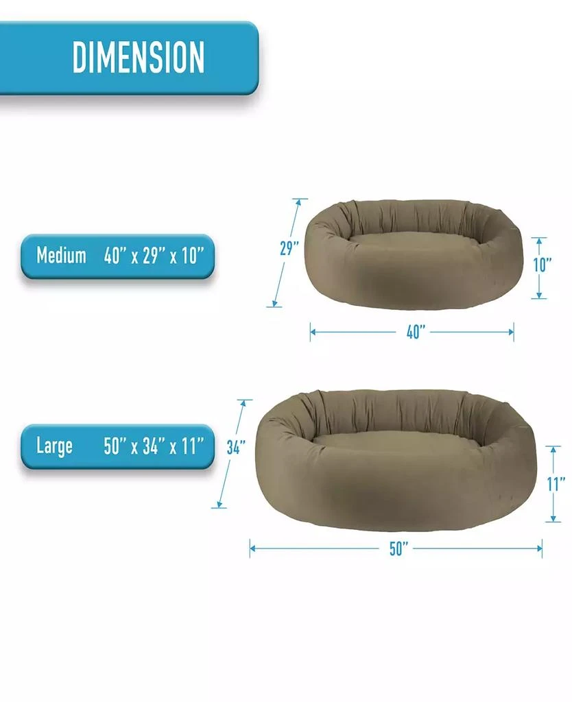 商品Arlee Home Fashions|Orbit Memory Foam Pet Bed,价格¥1222,第5张图片详细描述