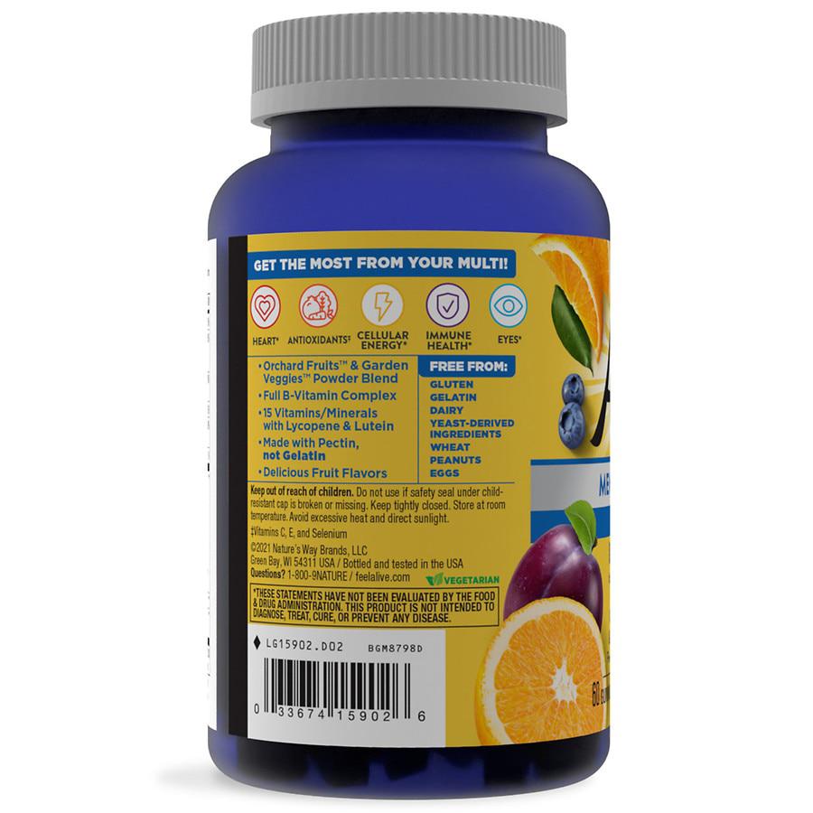 Alive! Men's 50+ Multi-Vitamin Gummies Fruit商品第2张图片规格展示