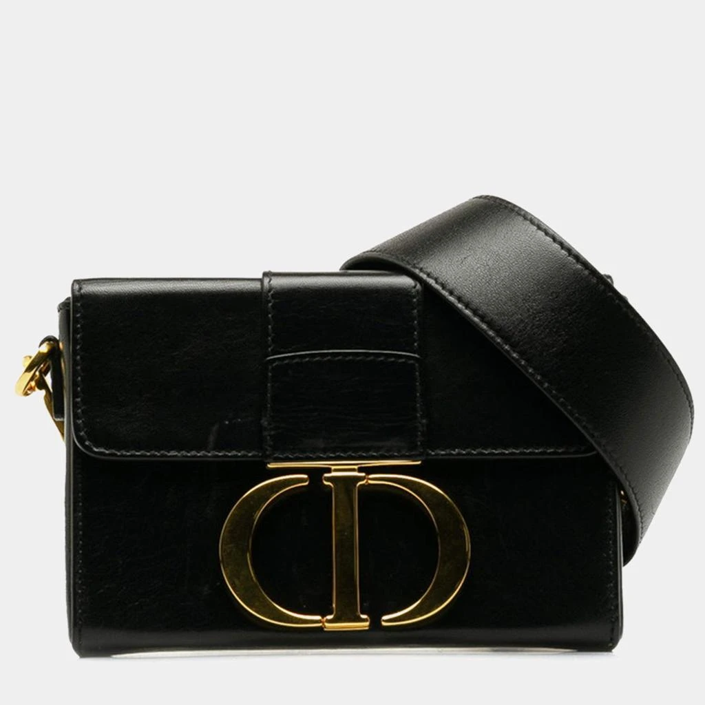 商品[二手商品] Dior|Dior Black Leather Montaigne Box 30 Shoulder Bag,价格¥21848,第1张图片