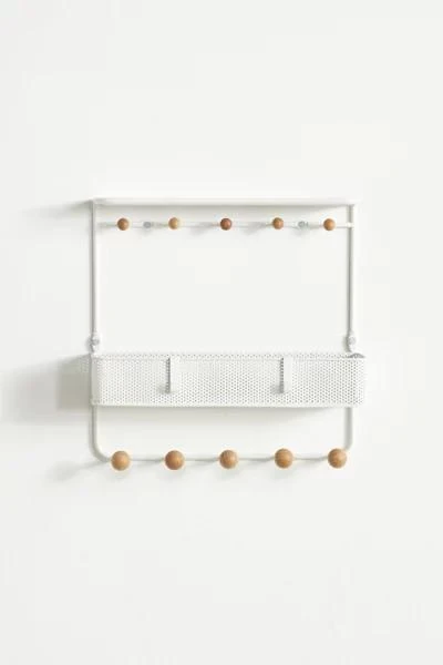 商品Urban Outfitters|Estique Multi-Hook Wall Shelf,价格¥592,第2张图片详细描述