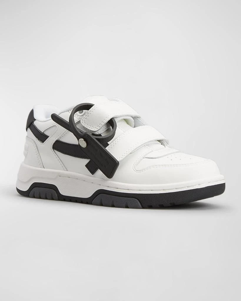 商品Off-White|Kid's Out Of Office Leather Sneakers, Size Toddler/Kids,价格¥3627,第5张图片详细描述