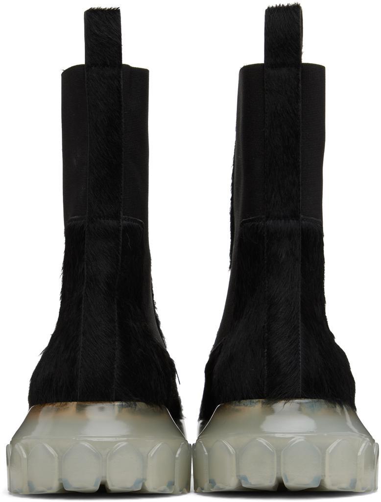 商品Rick Owens|Black Bozo Tractor Chelsea Boots,价格¥7130,第4张图片详细描述