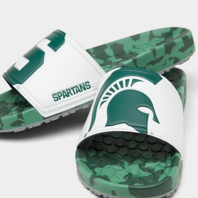 商品HYPE|Hype Co. Michigan State Spartans College Slydr Slide Sandals,价格¥373,第3张图片详细描述