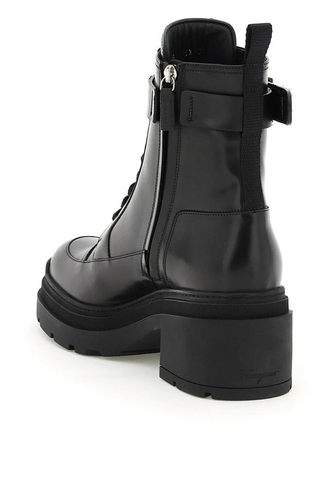 商品Salvatore Ferragamo|Salvatore ferragamo leather boots with vara bow,价格¥5200,第3张图片详细描述