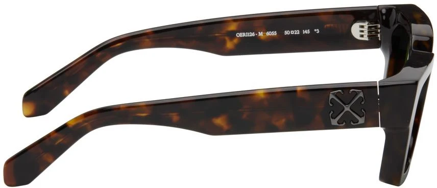 商品Off-White|Brown Virgil Sunglasses,价格¥1889,第2张图片详细描述