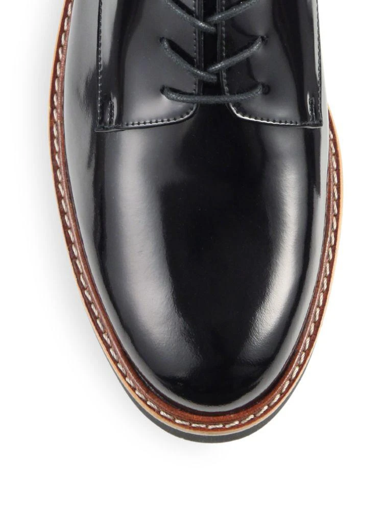 商品Stuart Weitzman|Metro Patent Leather Oxfords,价格¥1341,第3张图片详细描述