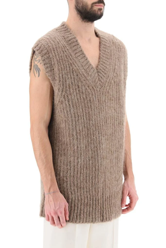 商品AMI|Ribbed Alpaca Sweater Vest,价格¥2162,第4张图片详细描述