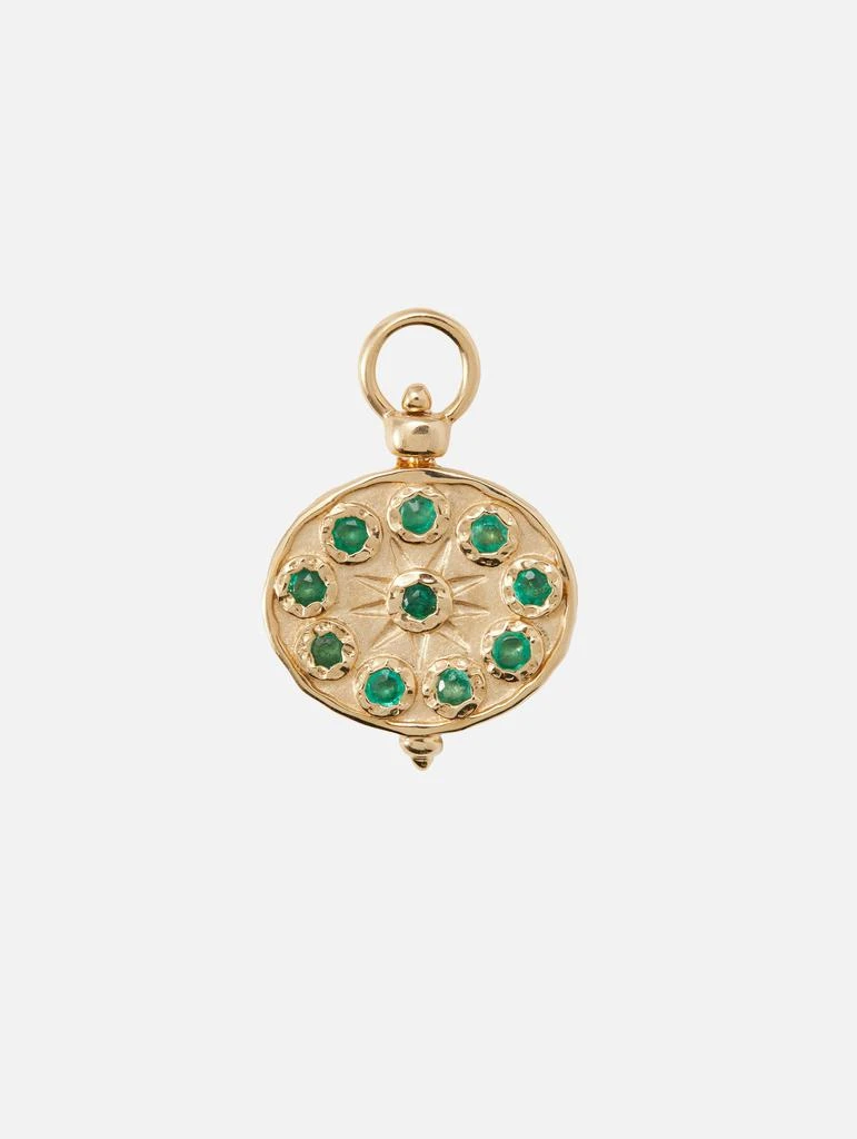 商品THREE STORIES JEWELRY|Single Emerald Tree of Life Top Switch Charm,价格¥9119,第1张图片