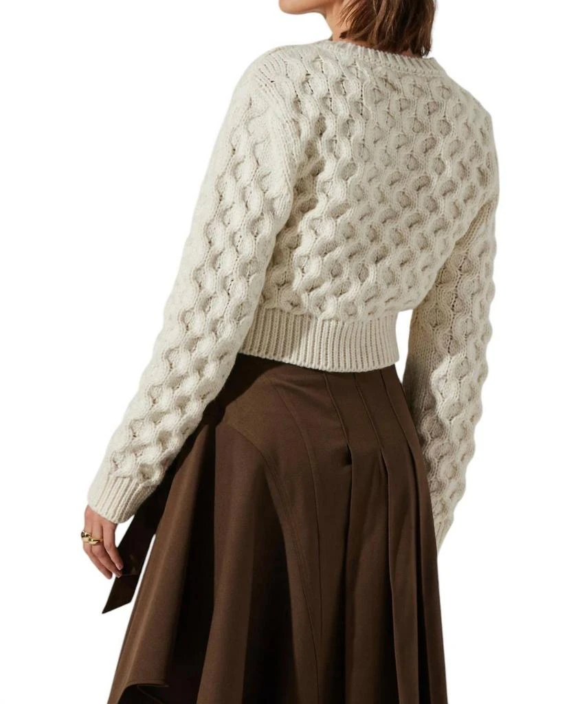 商品ASTR|Caila Sweater In Off White,价格¥604,第2张图片详细描述