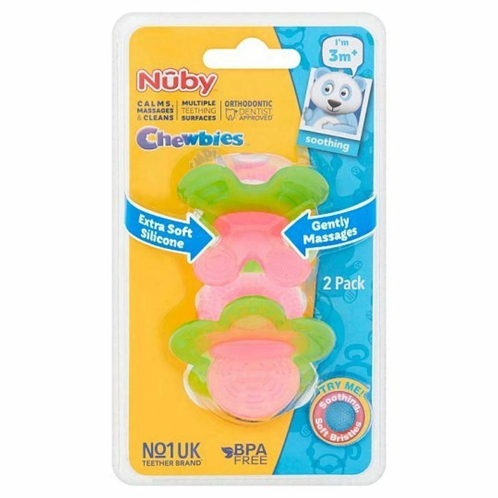 商品Nuby|Nuby 努比 宝宝牙胶磨牙棒套装,价格¥63,第1张图片