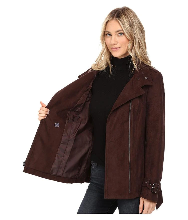 商品Kenneth Cole|Belted Suede Biker Jacket,价格¥417,第5张图片详细描述