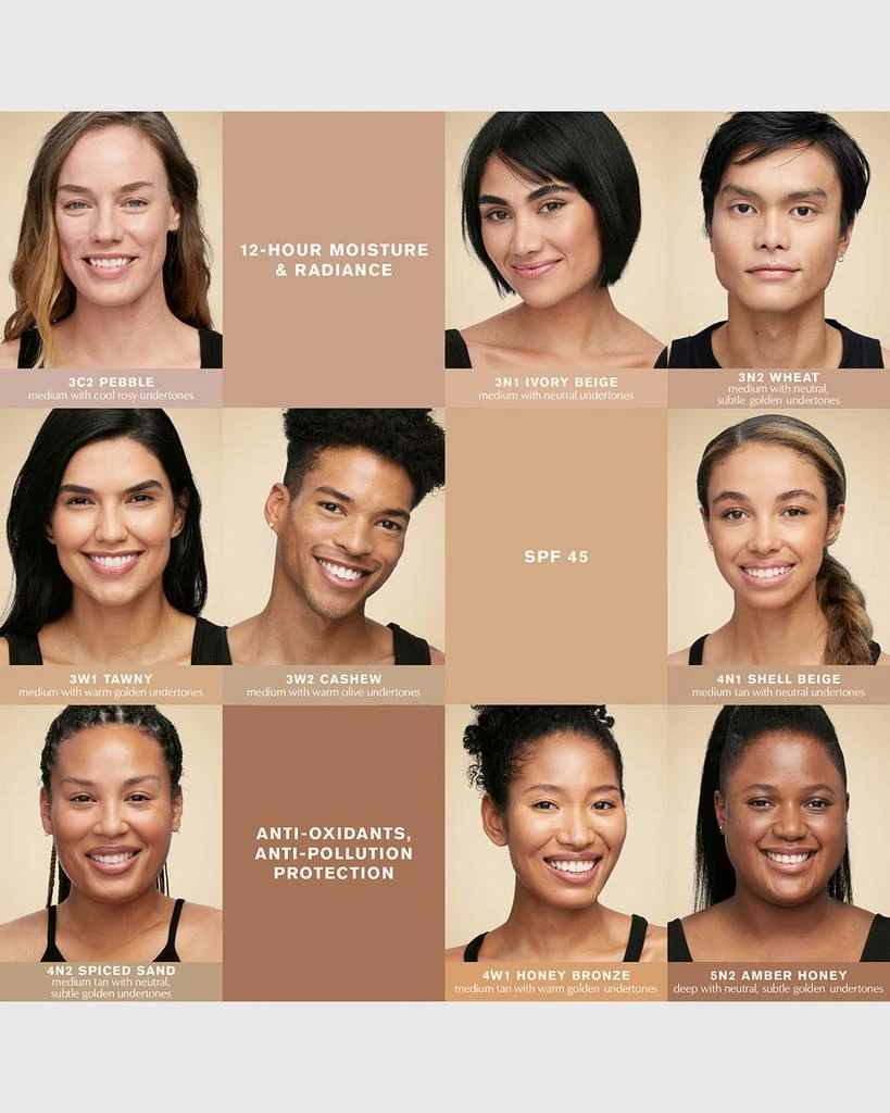 商品Estée Lauder|Futurist Hydra Rescue Moisturizing Foundation SPF 45,价格¥423,第4张图片详细描述