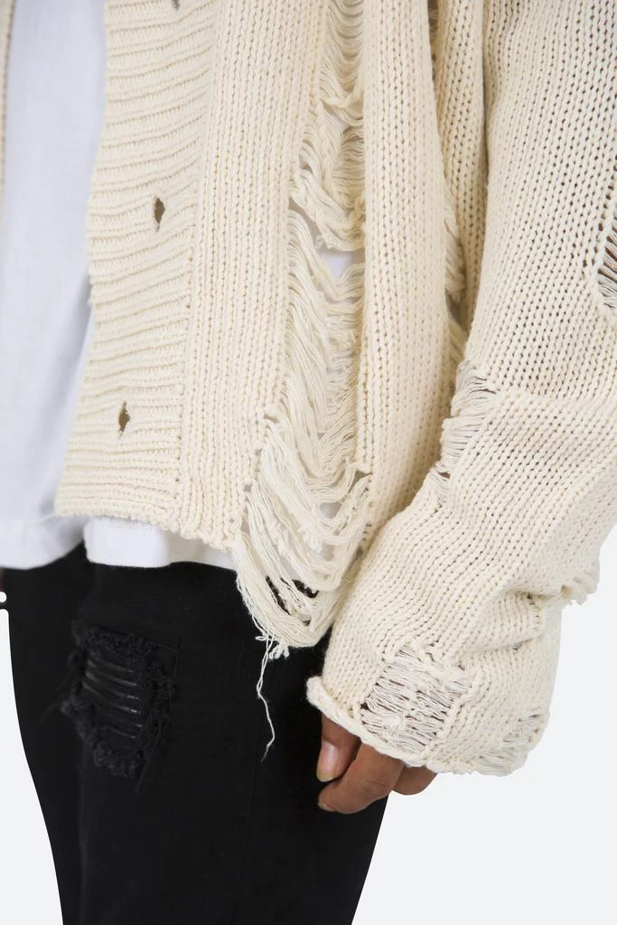 Distressed Cardigan - Off White 商品