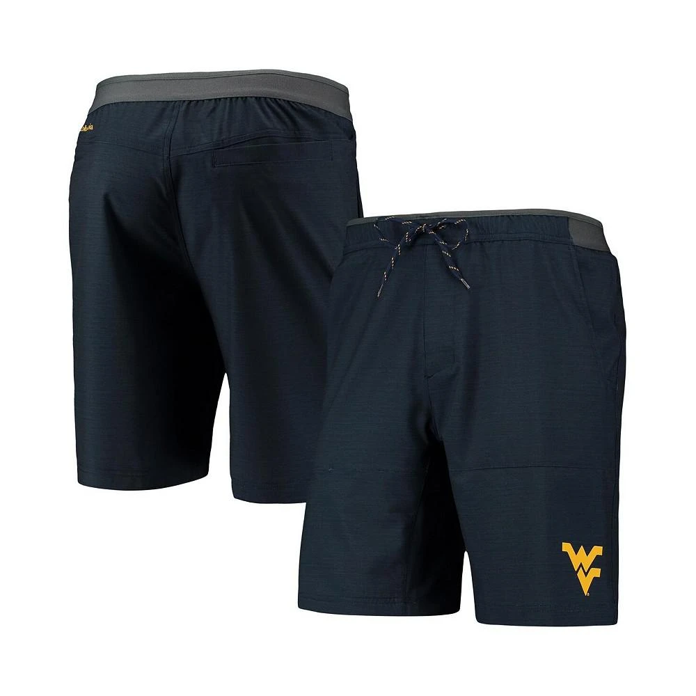 商品Columbia|Men's Navy West Virginia Mountaineers Twisted Creek Omni-Shield Shorts,价格¥441,第1张图片