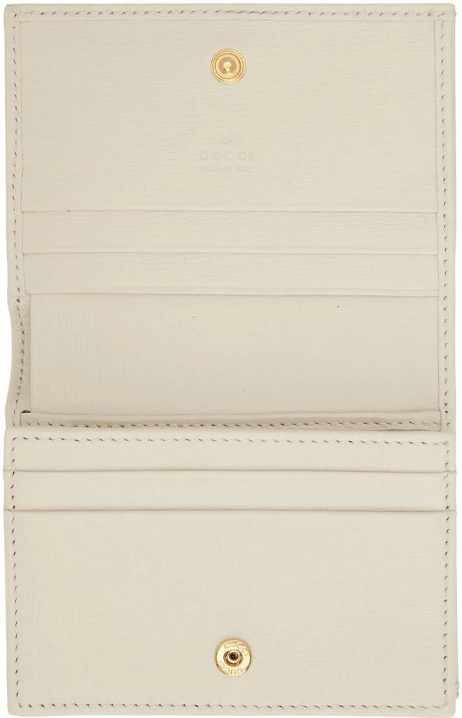 商品Gucci|Off-White 1995 Horsebit Card Holder,价格¥4163,第3张图片详细描述
