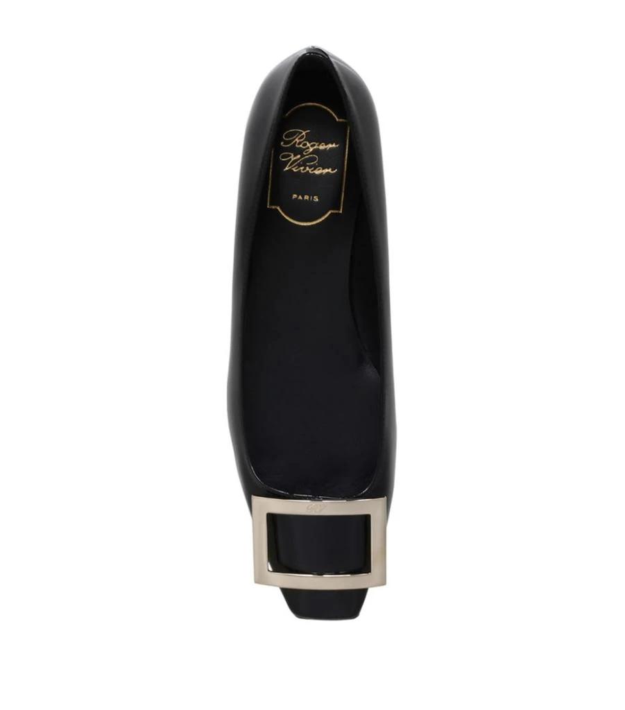 商品Roger Vivier|Patent Quadrata Trompette Ballet Flats,价格¥6192,第3张图片详细描述