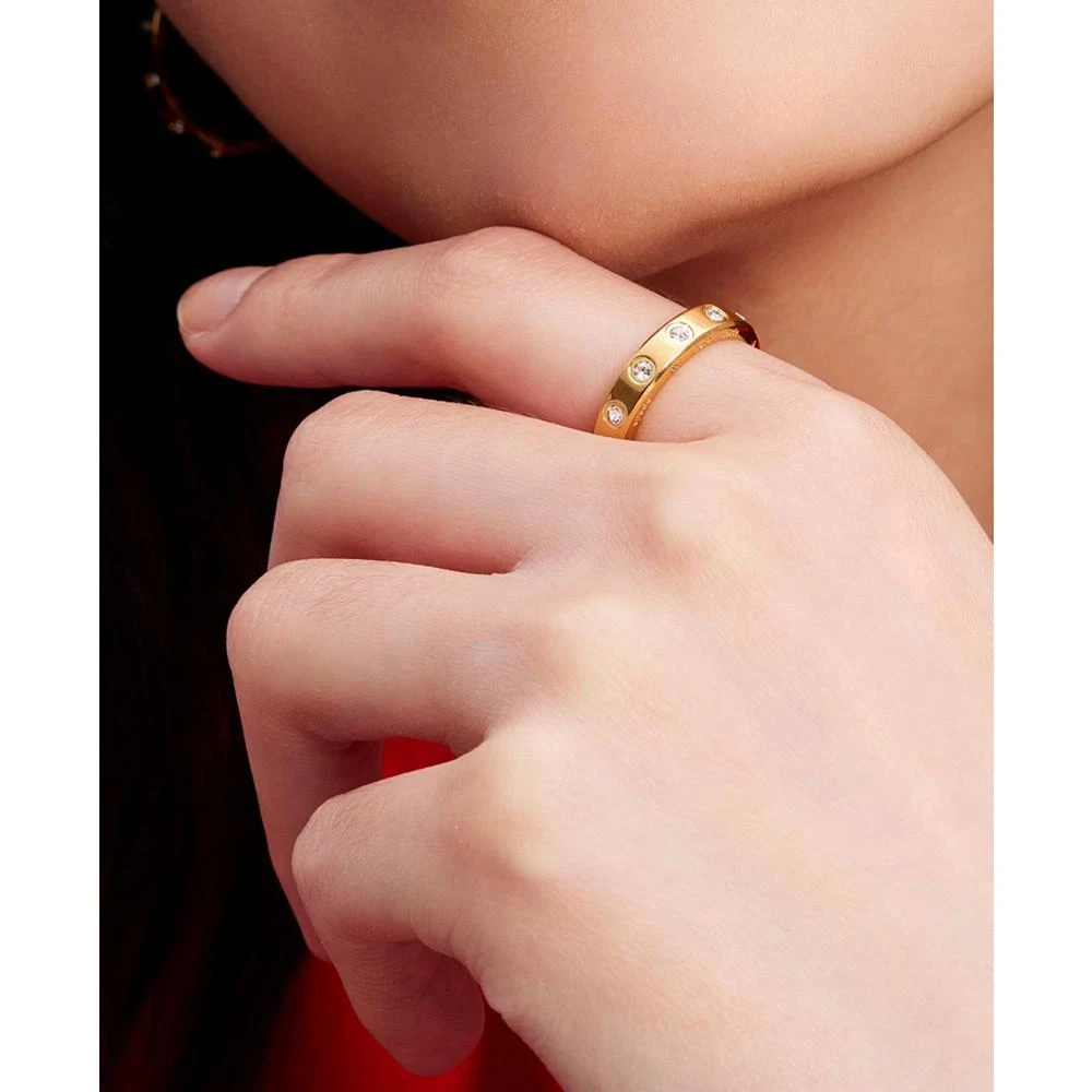 商品Kate Spade|Crystal Bezel Stack Ring,价格¥303,第3张图片详细描述