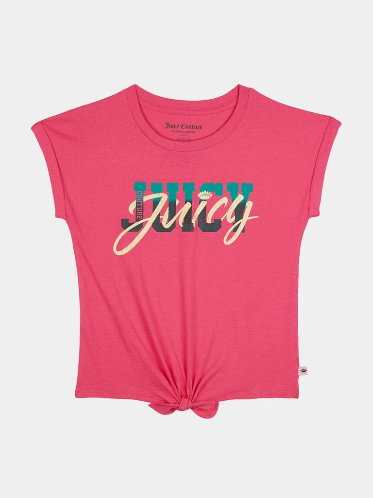 商品Juicy Couture|Girls Script Glitter Tee,价格¥39,第1张图片