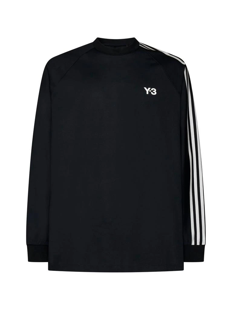 商品Y-3|Y-3 Logo Printed Striped Crewneck Sweatshirt,价格¥1007-¥1208,第1张图片