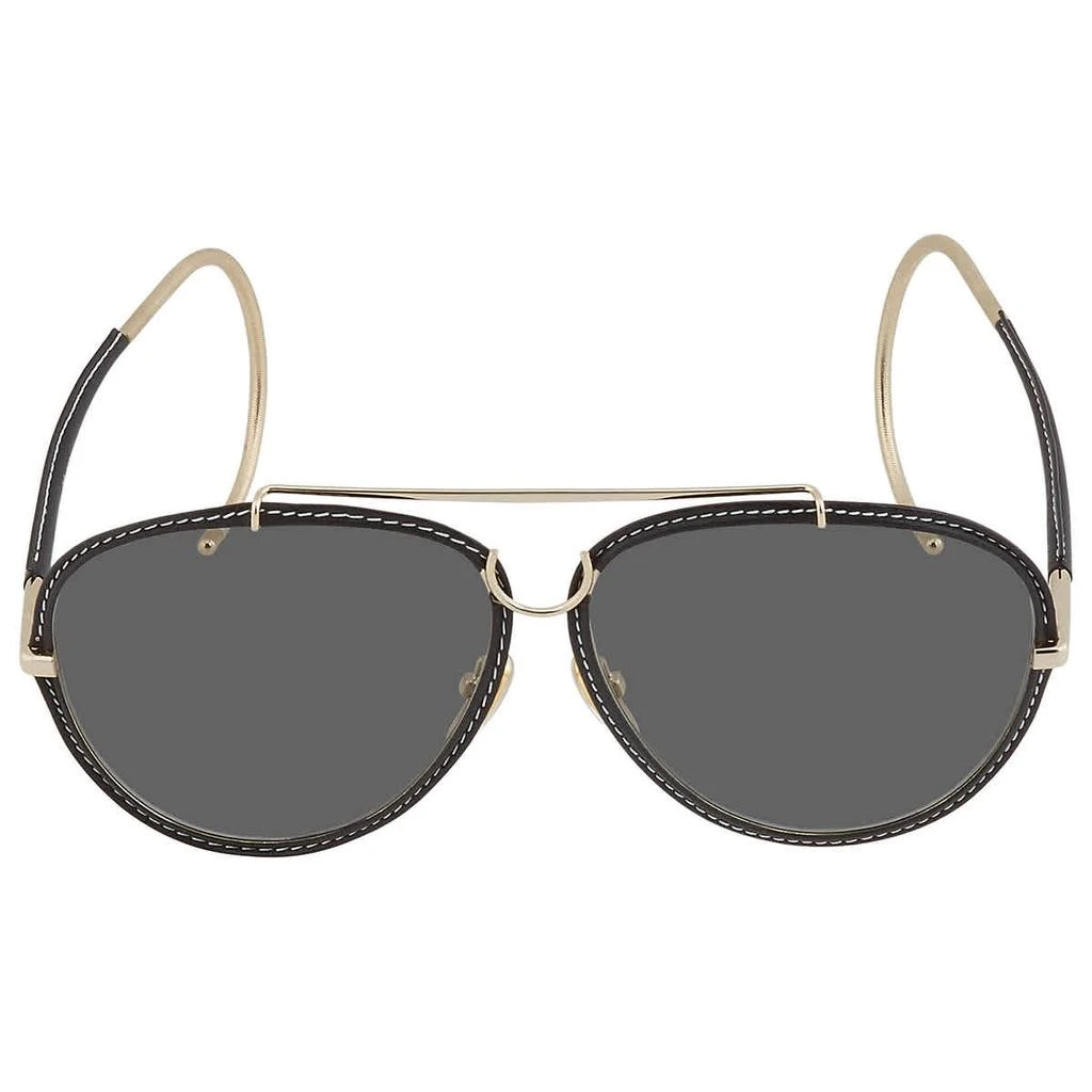 商品Chloé|Chloe Grey Pilot Ladies Sunglasses CH0080S 003 62,价格¥1444,第2张图片详细描述