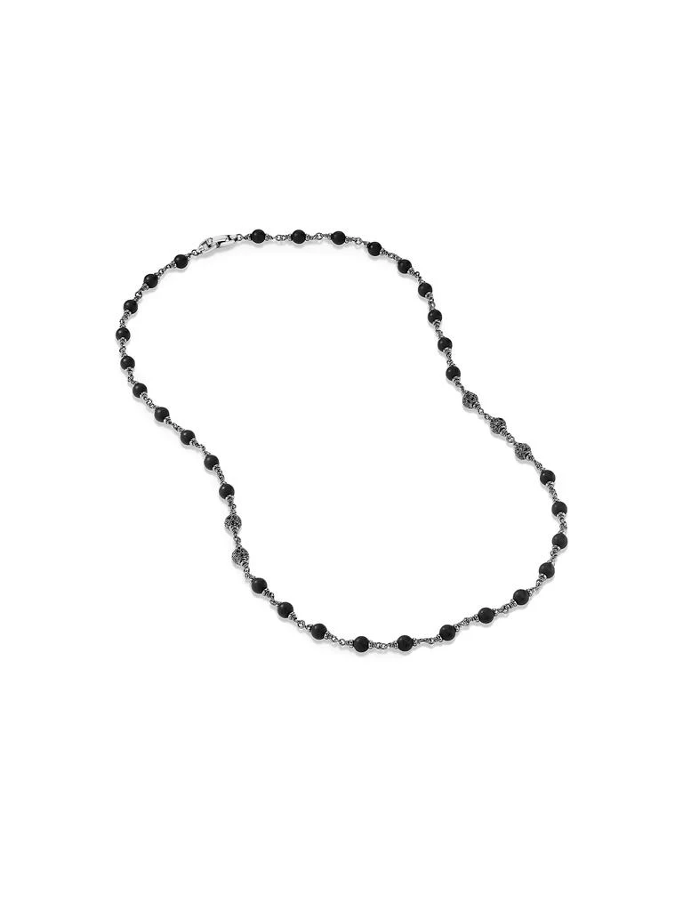 商品David Yurman|Spiritual Beads Rosary Necklace in Sterling Silver,价格¥25099,第3张图片详细描述