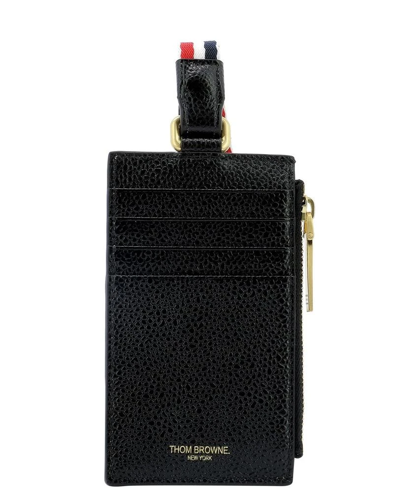 商品Thom Browne|Thom Browne Tri-Stripe Neck Strap Cardholder,价格¥2163,第2张图片详细描述