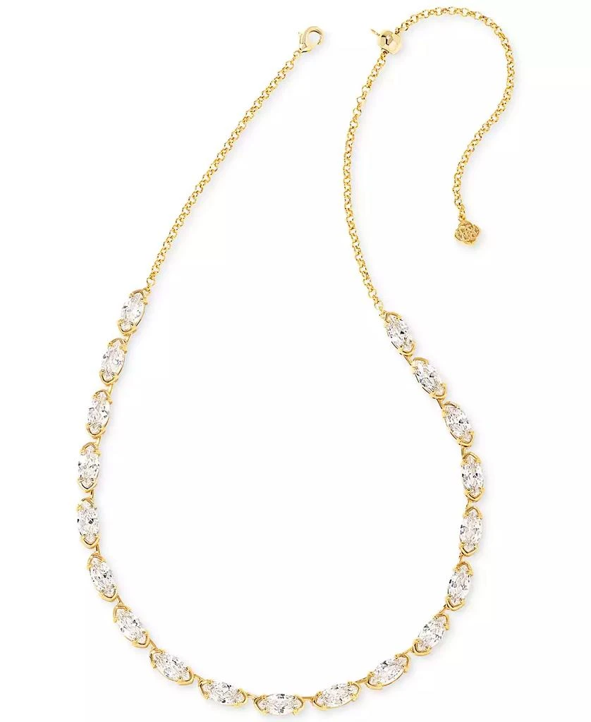 商品Kendra Scott|14k Gold-Plate Cubic Zirconia Collar Necklace, 16" + 3" extender,价格¥932,第1张图片