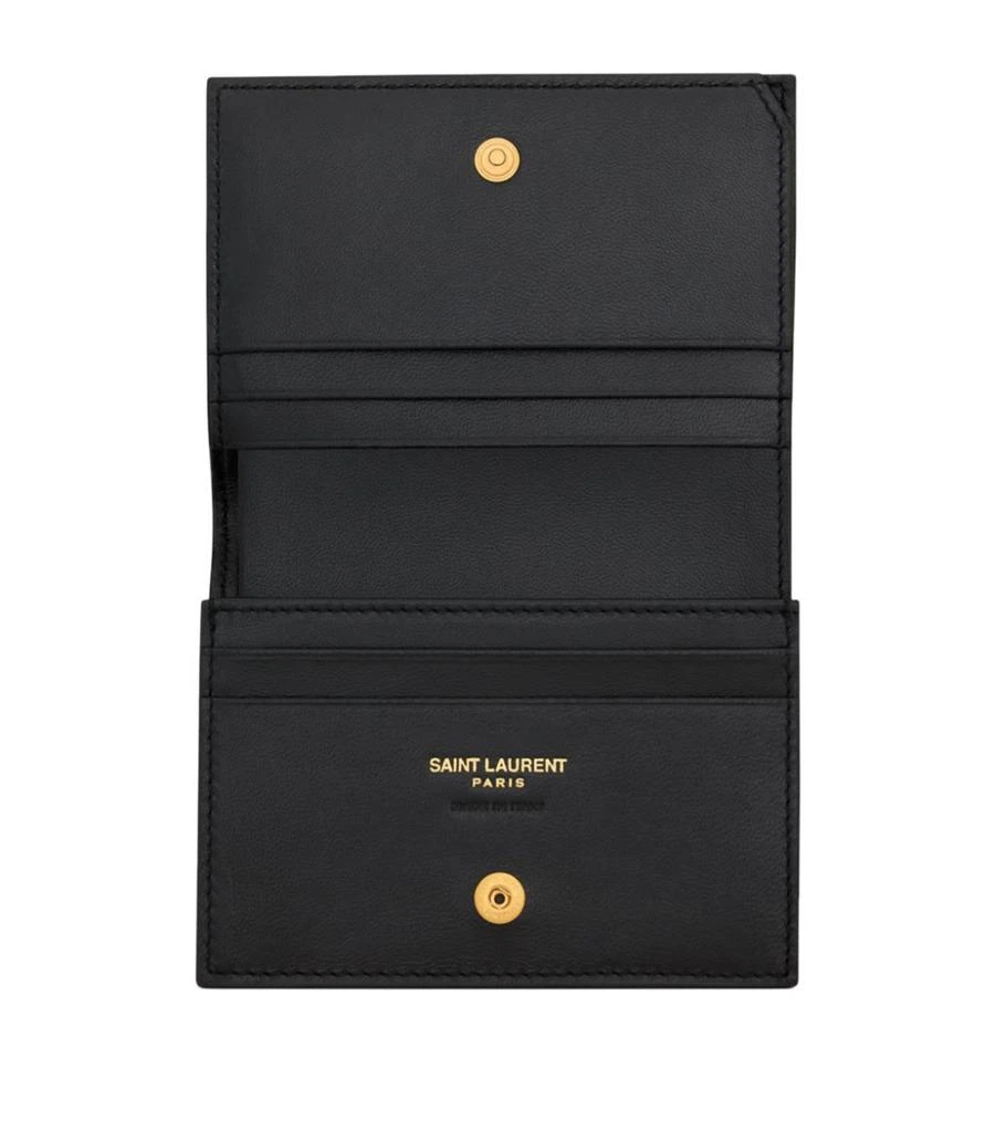 商品Yves Saint Laurent|Monogram Metalassé Bifold Wallet,价格¥4129,第4张图片详细描述