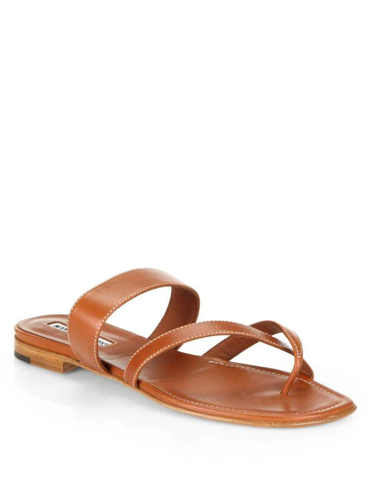 商品Manolo Blahnik|Susa 真皮短靴,价格¥1871,第1张图片