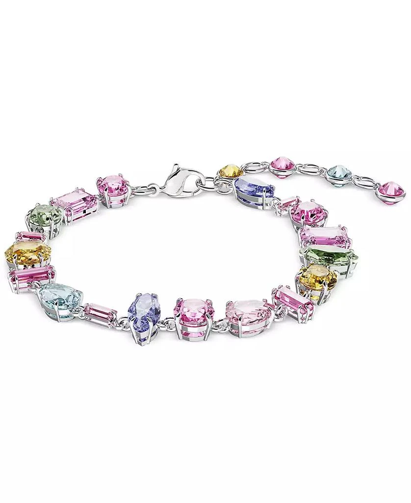 商品Swarovski|Rhodium-Plated Multicolor Crystal Flex Bracelet,价格¥1767,第4张图片详细描述