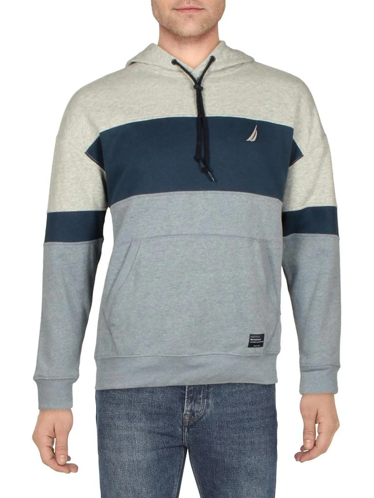 商品Nautica|Mens Colorblock Hoodie Sweatshirt,价格¥238,第1张图片