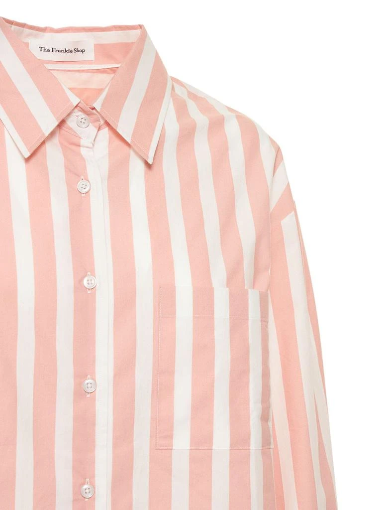 商品The Frankie Shop|Lui Wide Striped Cotton Shirt,价格¥611,第3张图片详细描述